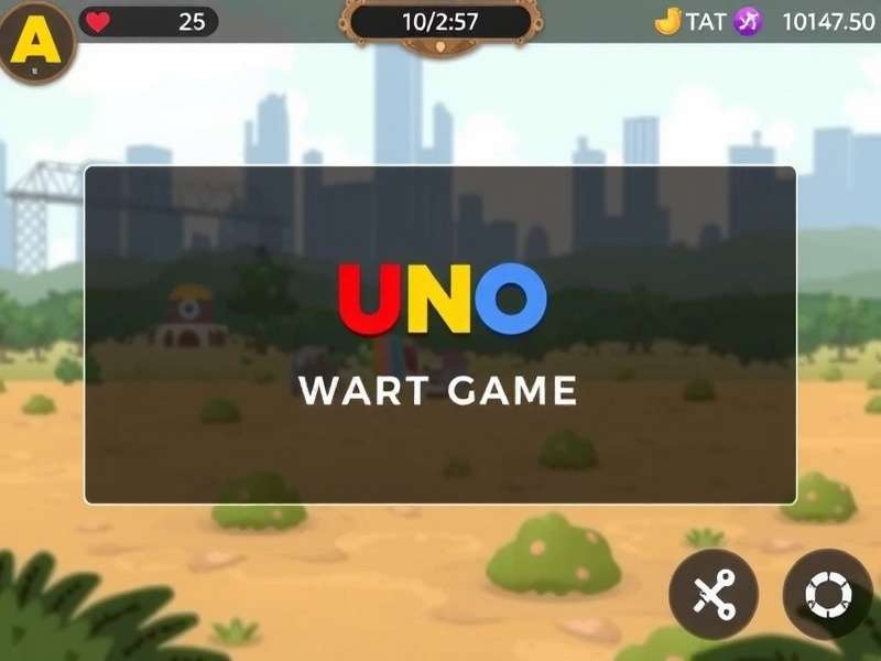 Competitive UNO game being played online with multiple devices