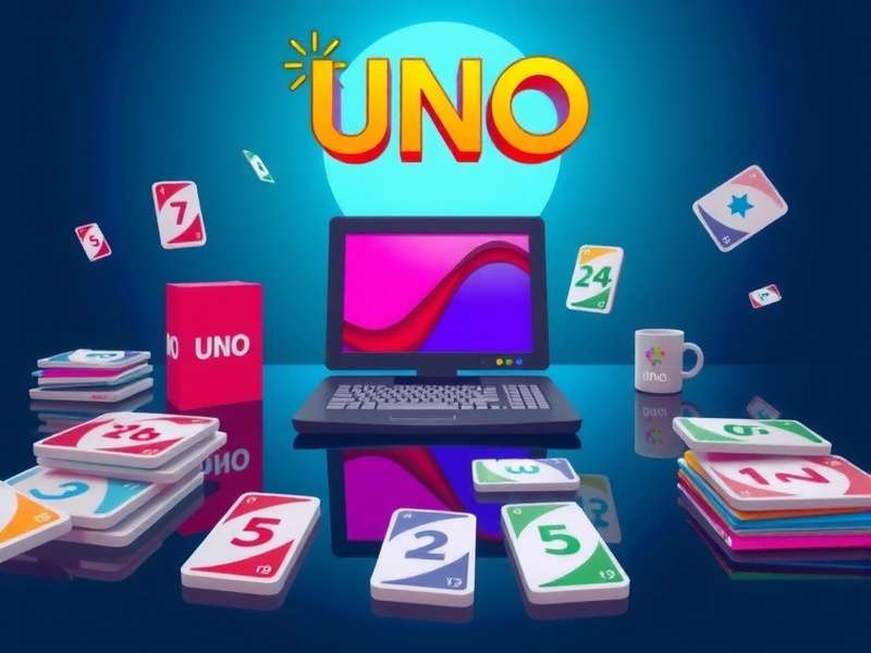 Player competing in a free UNO game against a computer AI opponent
