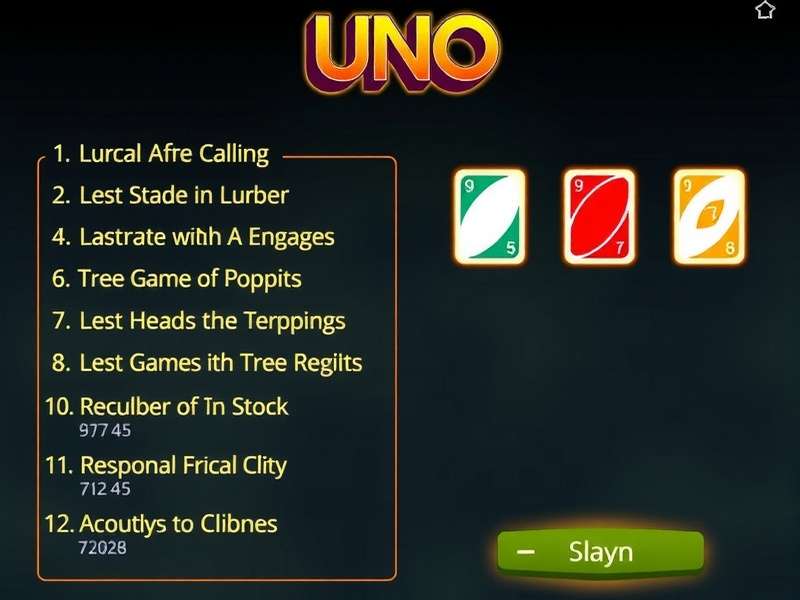 UNO Digital app interface on mobile