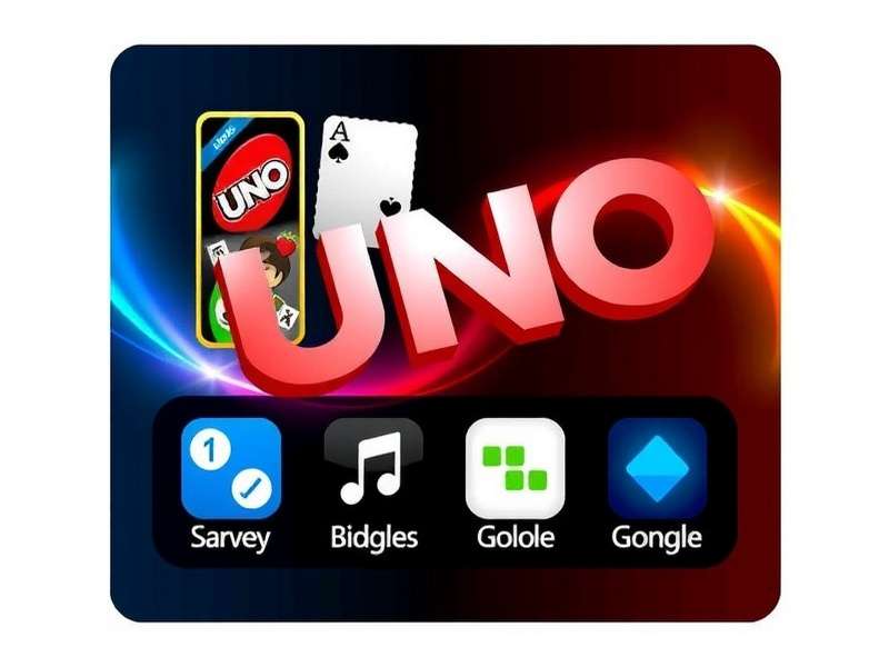 Colorful Uno cards spread out on a table