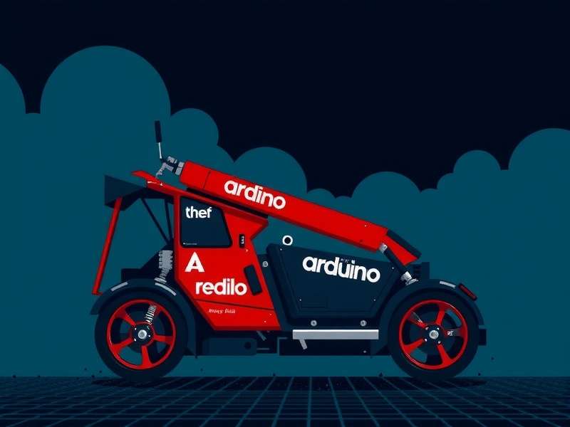 Arduino Uno microcontroller next to UNO playing cards