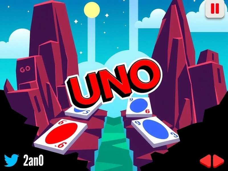 UNO card game on computer screen