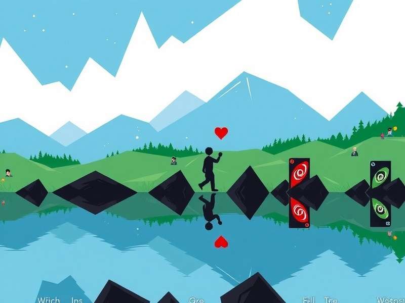 Close-up of a hand holding UNO cards with a digital interface overlay showing stats