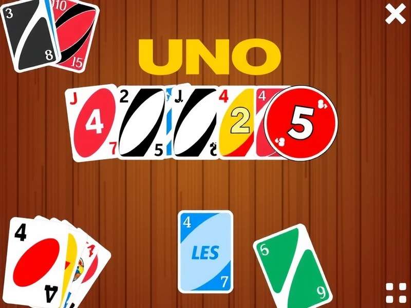 Group of friends laughing while playing Uno on their devices