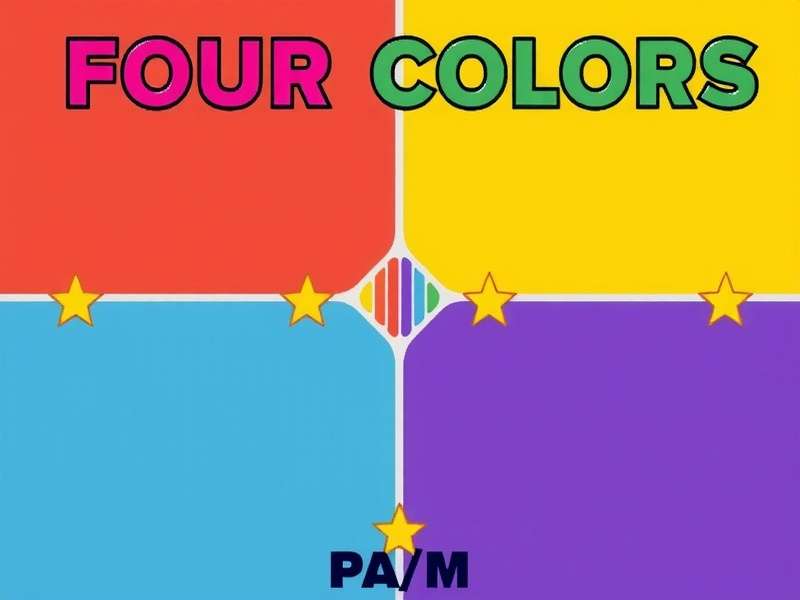 A professional overhead shot of UNO cards fanned out showing the four colors: Red, Blue, Green, and Yellow