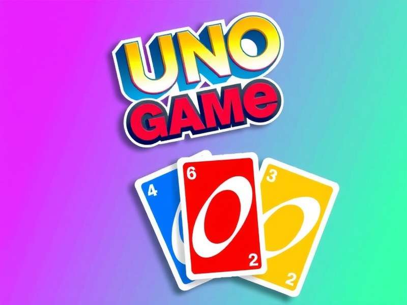 Colorful Uno cards spread out in an exciting game setup