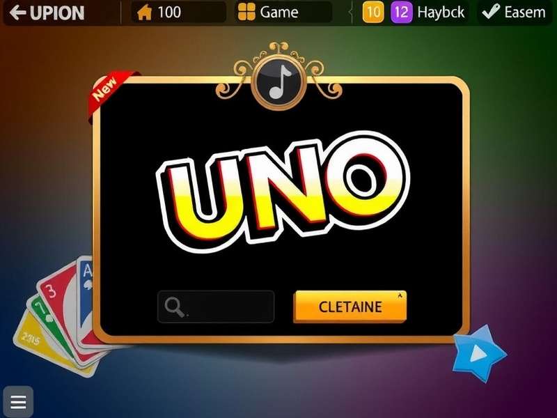 Uno cards spread out on a table