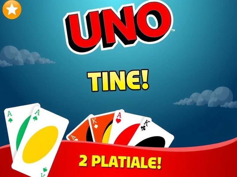 Two players competing in an intense online Uno game on separate devices