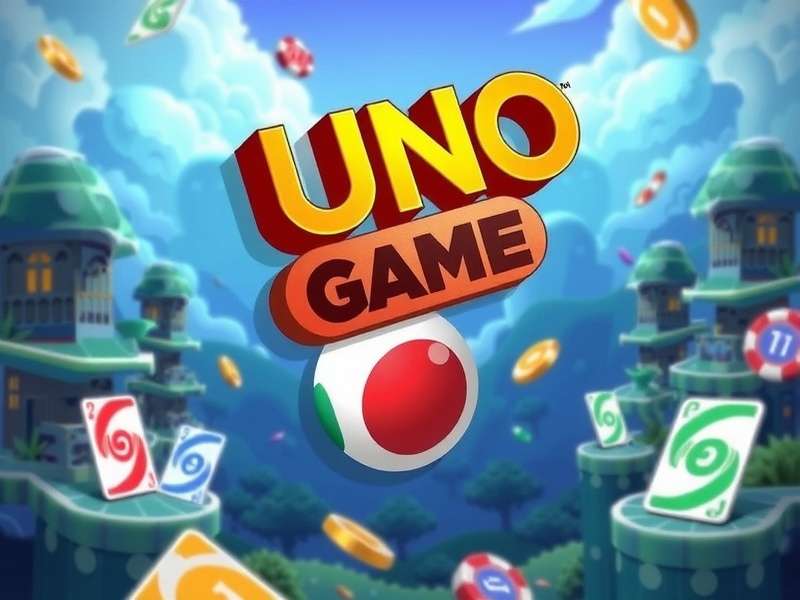 Real Uno Game Online - Classic card game with colorful Uno cards spread on a table