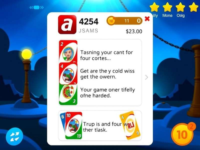 Uno game cards spread on a wooden table with a smartphone showing a redemption code
